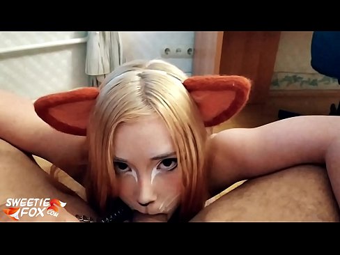 ❤️ Kitsune swallow dick agus cum ina bhéal ❤  Físeán gnéis  linn ❌❤